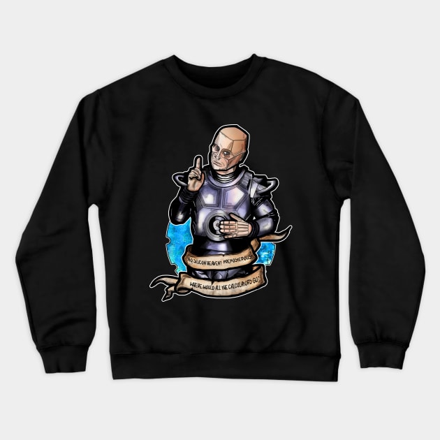 Kryten Red Dwarf Crewneck Sweatshirt by Inking Imp